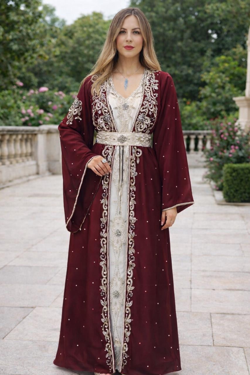 thumbnail image 3 of Handmade Women’s Kaftan Dress., 3 of 4