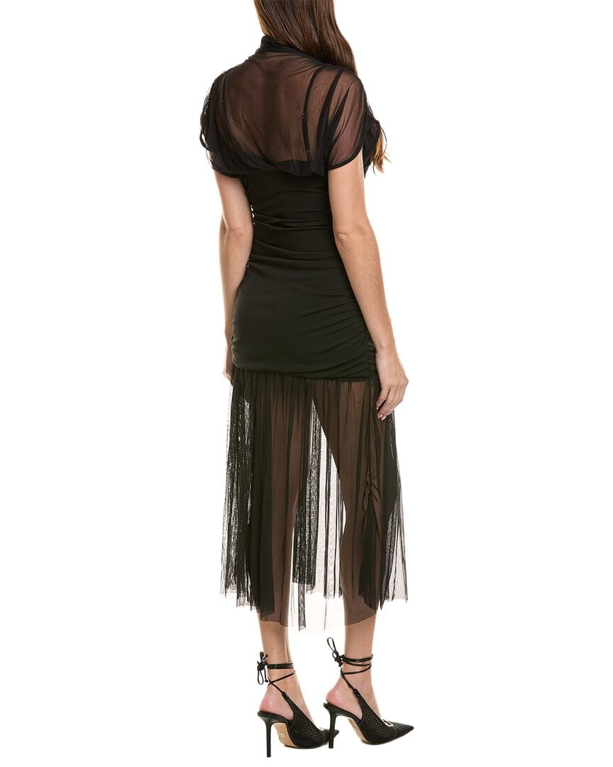 thumbnail image 2 of IPPONELLI womens Solid Midi Dress, s, Black, 2 of 3