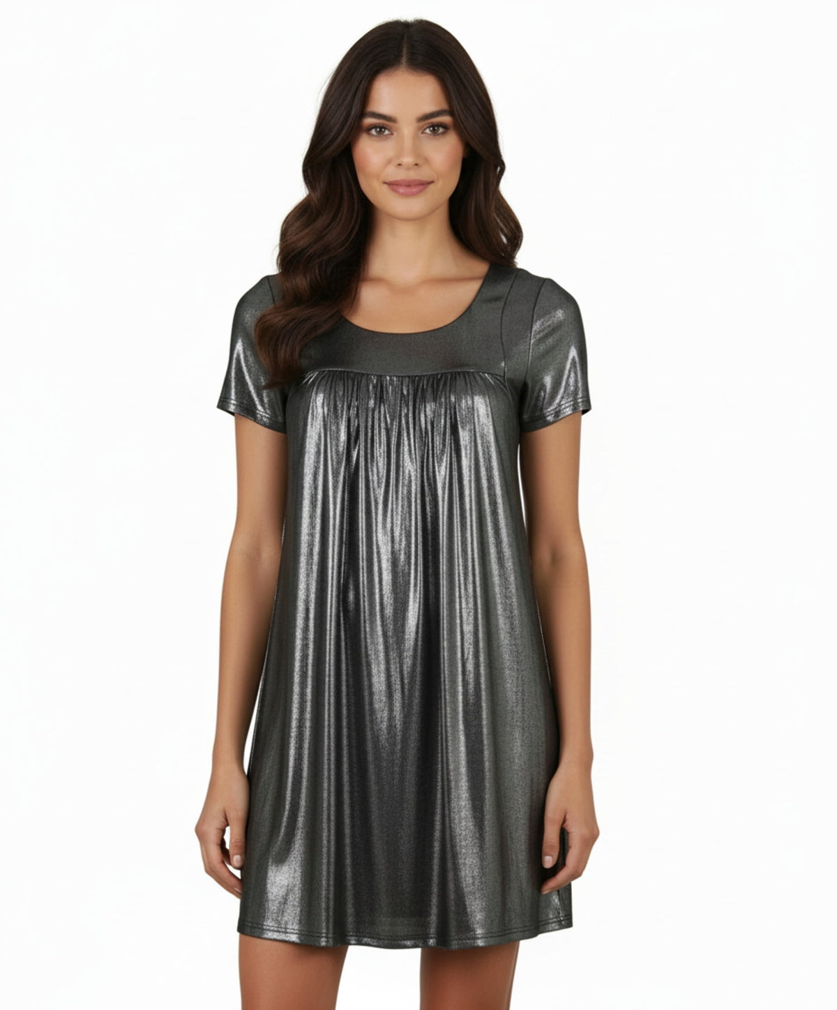thumbnail image 1 of ABS by Allen Schwartz Metallic Dress, 1 of 5