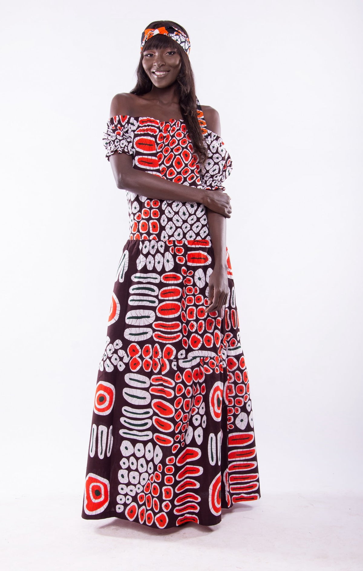 thumbnail image 1 of African Clothing Women's dress, 1 of 3