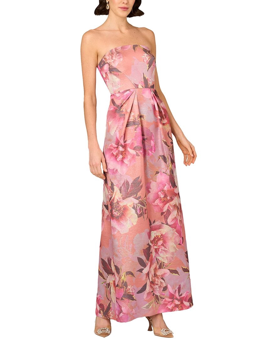 thumbnail image 1 of Aidan Mattox womens Printed Maxi Dress, 4, 1 of 3