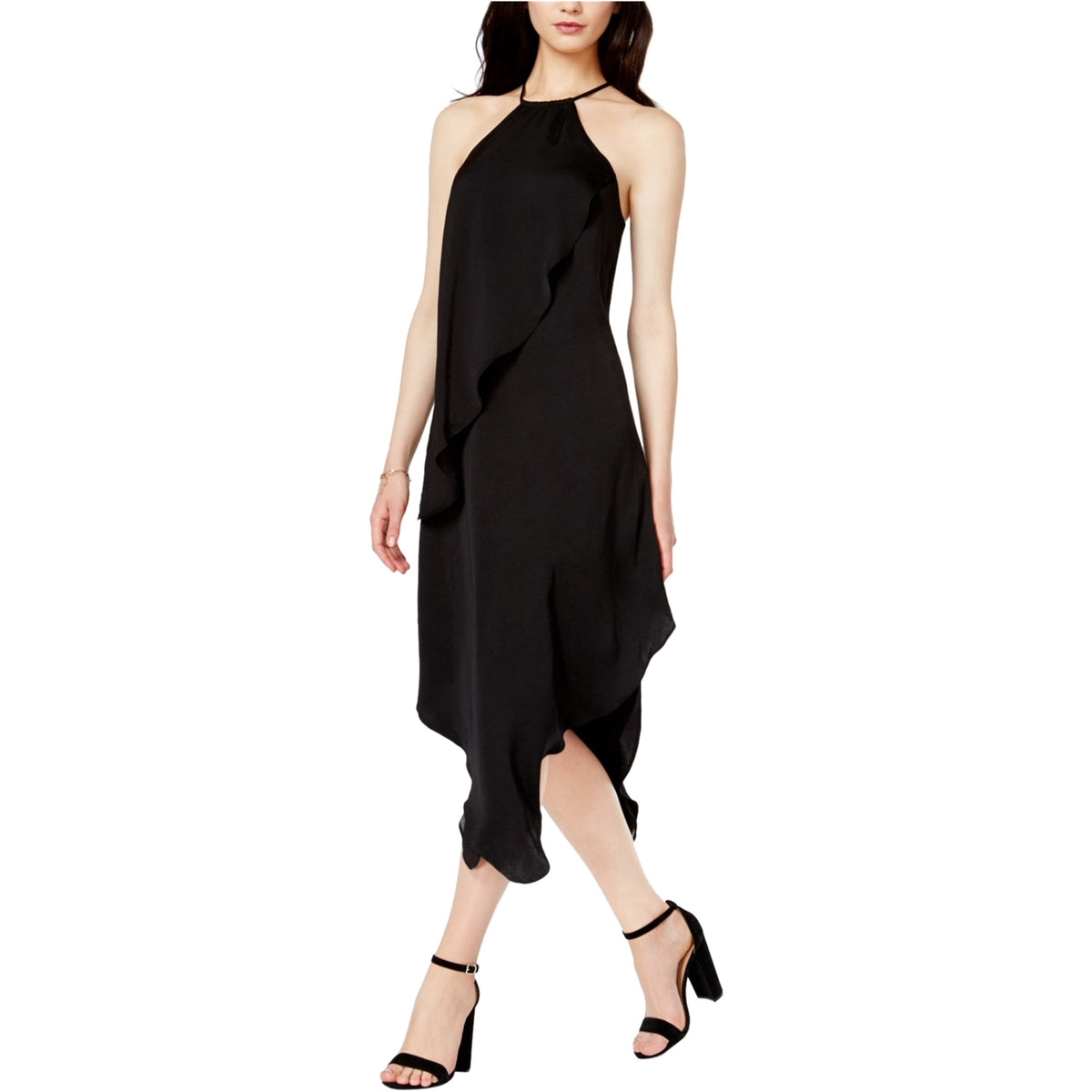 thumbnail image 1 of Bar Iii Womens Draped Asymmetrical Dress, 1 of 2