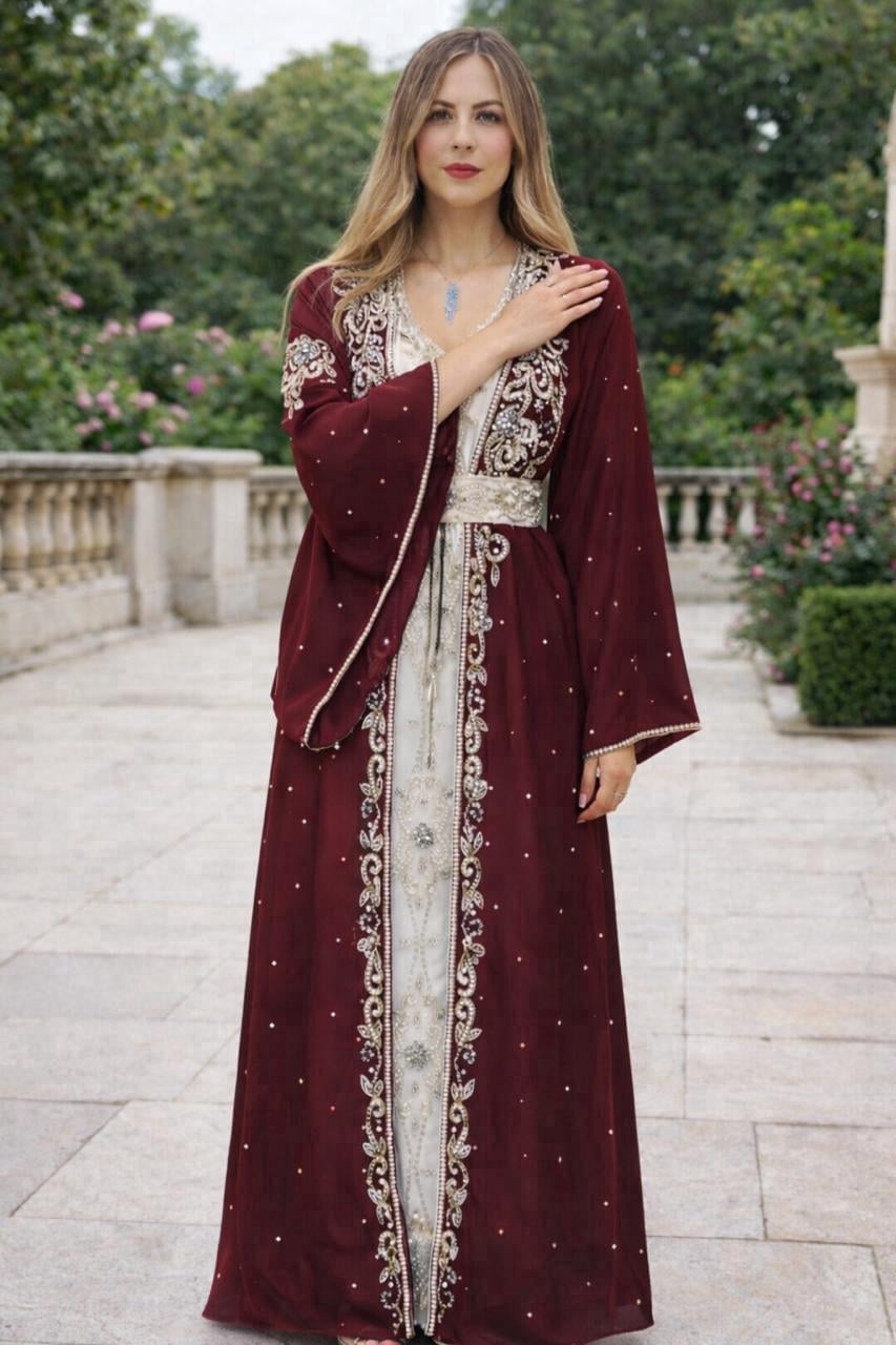 thumbnail image 1 of Handmade Women’s Kaftan Dress., 1 of 4