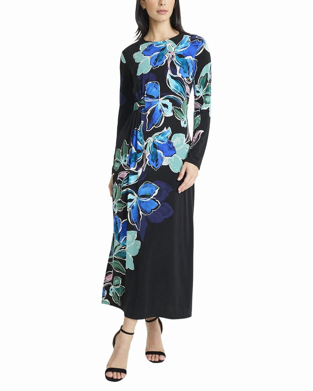 thumbnail image 1 of Maggy London womens Midi Dress, 8, Black, 1 of 3
