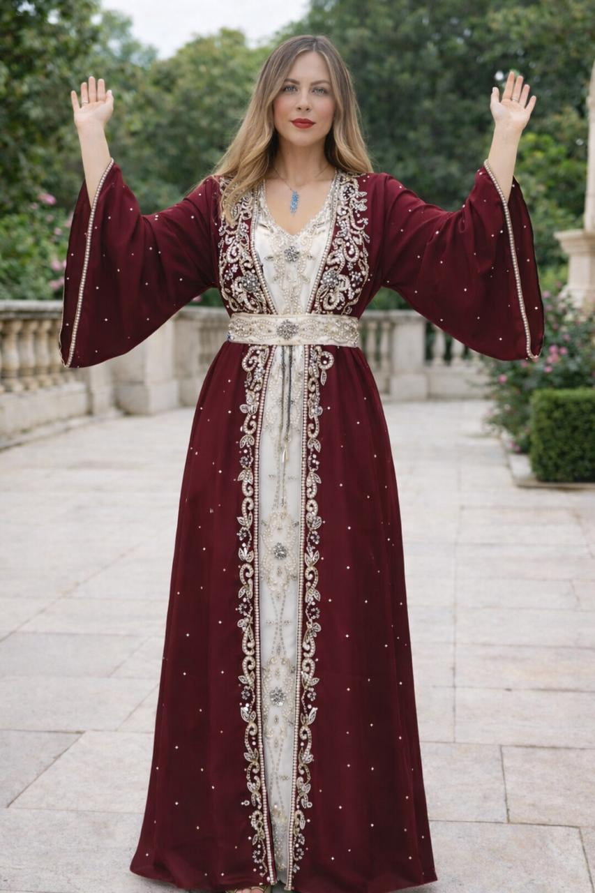thumbnail image 2 of Handmade Women’s Kaftan Dress., 2 of 4