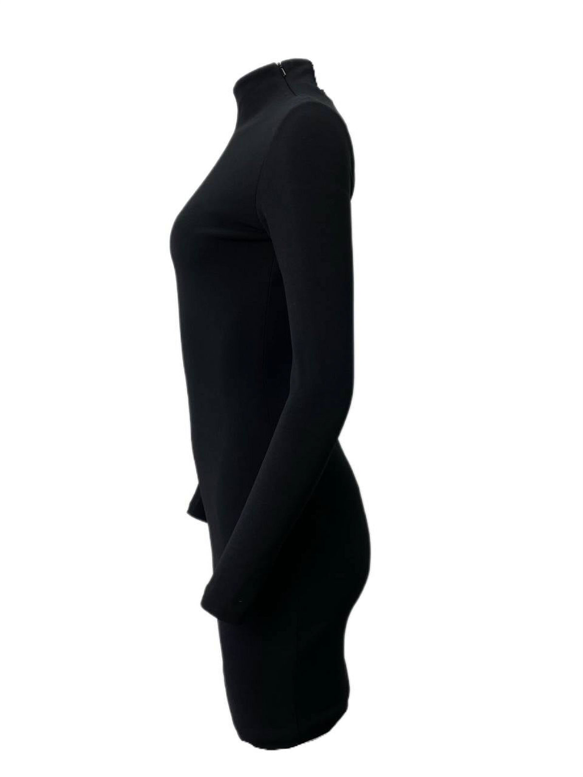 thumbnail image 2 of SOLACE London Pavon Mini Open Back Dress, Black, 4, 2 of 3
